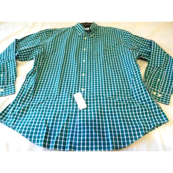 Original Penguin Men Mini Plaid Long Sleeve Shirt Extra tExtra Large 2XL New - Picture 8 of 8